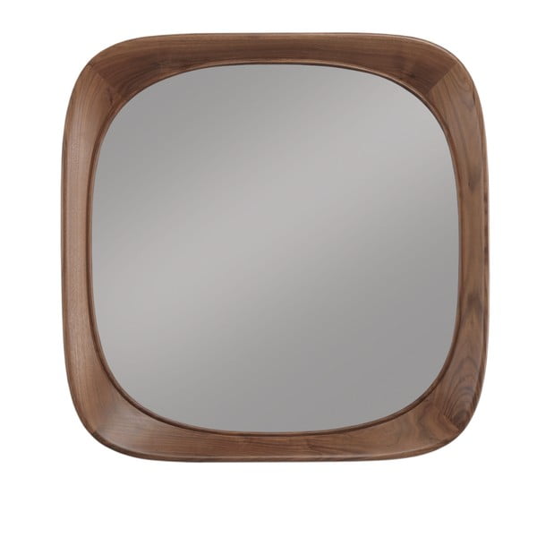 Oglindă cu ramă din lemn de nuc Wewood - Portuguese Joinery Sixty's, 70 cm L