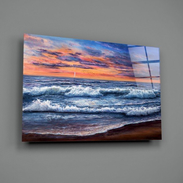 Tablou din sticlă Insigne Waves, 72 x 46 cm-image-3