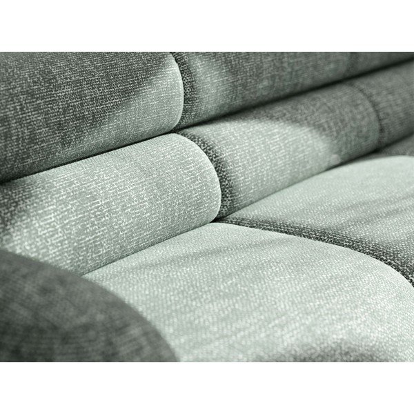 Canapea albastră cu tapițerie din chenille 220 cm Neo – Micadoni -image-4
