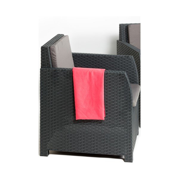Set mobilier de grădină gri închis din plastic pentru 5 persoane Diana – Toomax-image-2