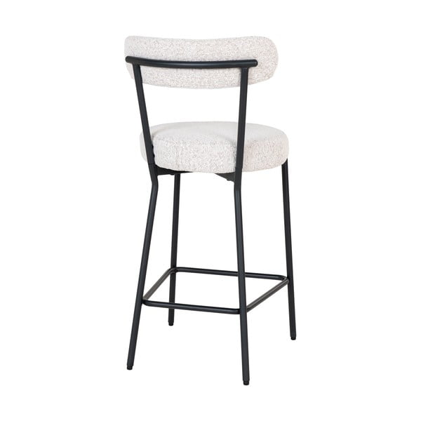 Scaun de bar alb (înălțime șezut 65 cm) Badalona – House Nordic-image-4