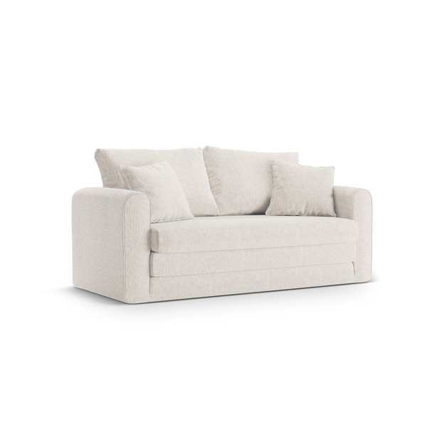 Canapea albă extensibilă 158 cm Lido – Micadoni 