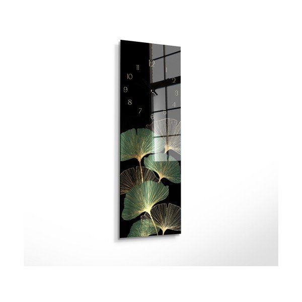 Ceas de perete din sticlă Gingko - Styler-image-2