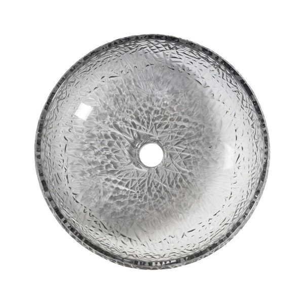 Chiuvetă neagră rotundă din sticlă ø 42 cm Gaviota – Sapho-image-2