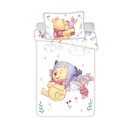 Lenjerie de pat pentru copii din bumbac pentru pătuț 100x135 cm Winnie the Pooh "Pooh Hugs" – Jerry Fabrics