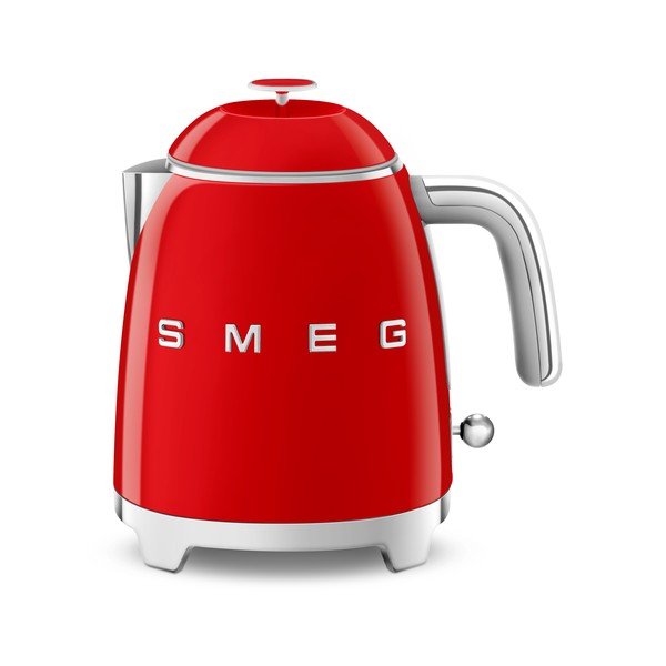 Ceainic electric roșu din oțel inoxidabil 800 ml Retro Style – SMEG