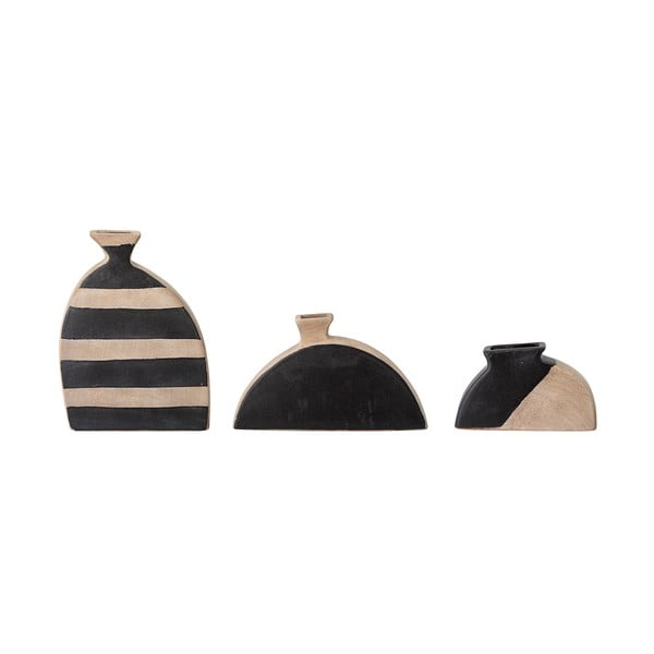 Set 3 vaze de teracotă Bloomingville Nezha, înălțime 23 cm-image-3