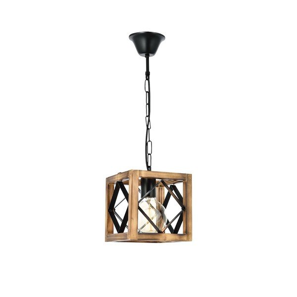 Lustră din lemn de brad Zikzak Rustik