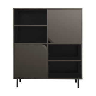 Bibliotecă gri închis 118x137 cm Corner - Tenzo