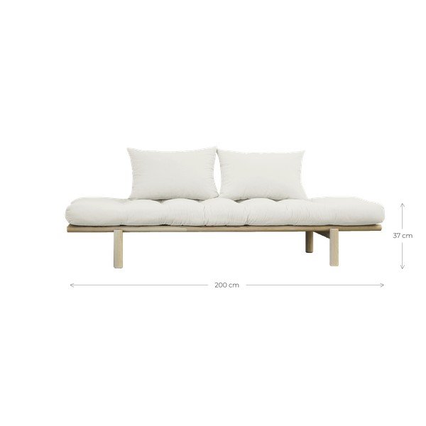 Canapea maro/bej 200 cm Pace - Karup Design-image-4