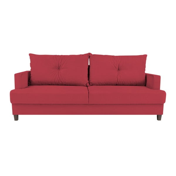 Canapea extensibilă cu 3 locuri Melart Lorenzo, roșu