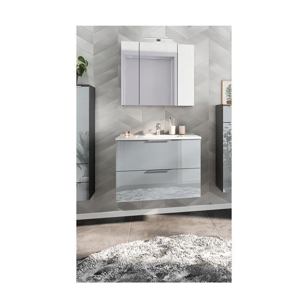 Set mobilă de baie gri Vasio – Germania-image-2