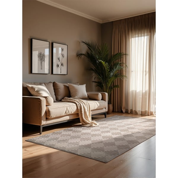 Covor bej 120x170 cm Perles Tourmaline – Elle Decoration-image-1