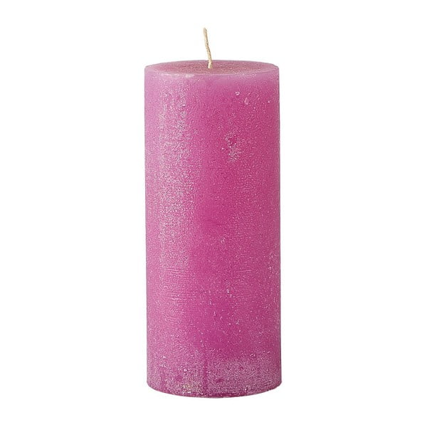 Lumânare KJ Collection Konic, ⌀6 x 14 cm, roz
