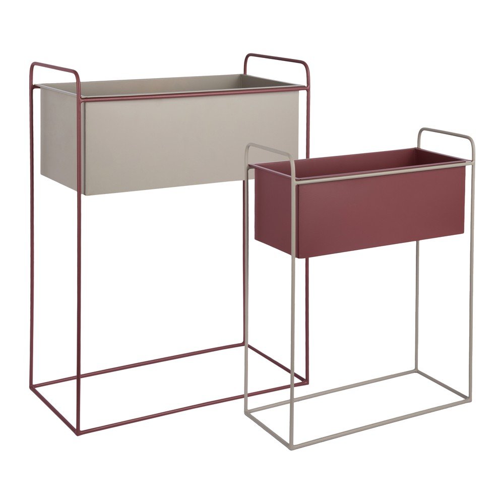 Suporturi pentru flori 2 buc. din metal (înălțime 65 cm) Reina – PT LIVING