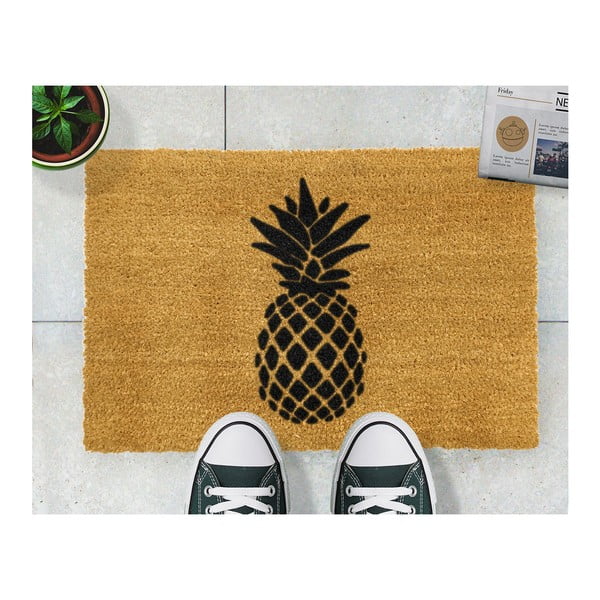 Covor intrare Artsy Doormats Pineapple, 40 x 60 cm