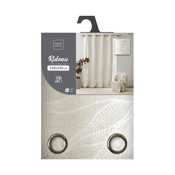 Draperie crem 140x240 cm Lorenza – douceur d'intérieur-image-3