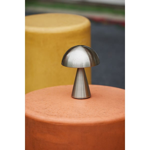 Veioză gri închis LED cu intensitate reglabilă (înălțime 20 cm) Mush – Hübsch-image-3