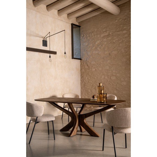 Masă de dining din lemn de mango 100x220 cm Garcia – Bizzotto-image-1
