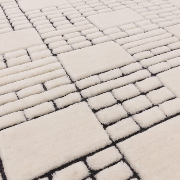 Covor din lână bej 170x120 cm Empire - Asiatic Carpets-image-3