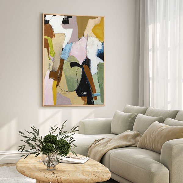 Tablou cu ramă/pe pânză imprimat/cu elemente pictate manual 93x117 cm Out Of Ordinary – Malerifabrikken-image-1