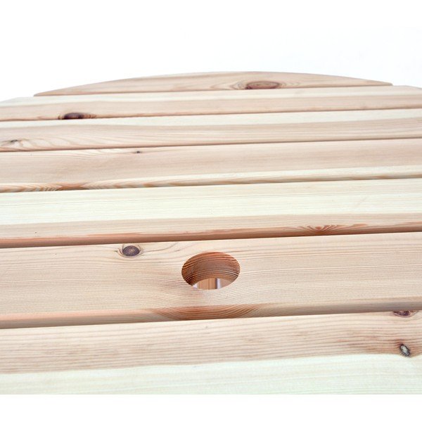 Set de dining pentru grădină din lemn de pin pentru 4 persoane Piknik - Rojaplast-image-2