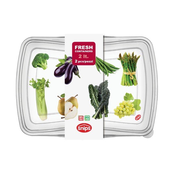 Set 2 caserole pentru mâncare Snips Classic, 2 l-image-3