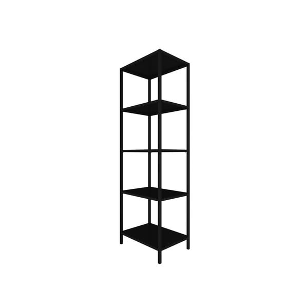 Raft metalic Canett Lite, înălțime 175 cm, negru-image-3