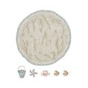 Covor de joacă pentru copii bej din bumbac ø120 cm Island – Lorena Canals