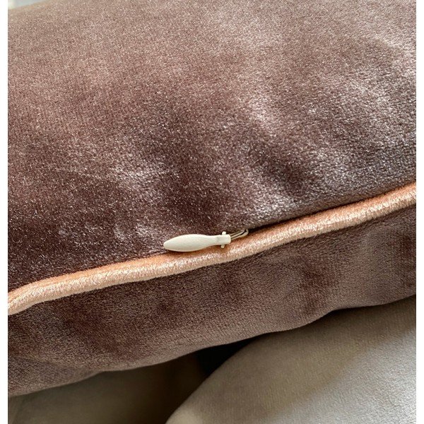 Față de pernă din catifea Joynodes Paul, 43 x 43 cm, violet-image-2