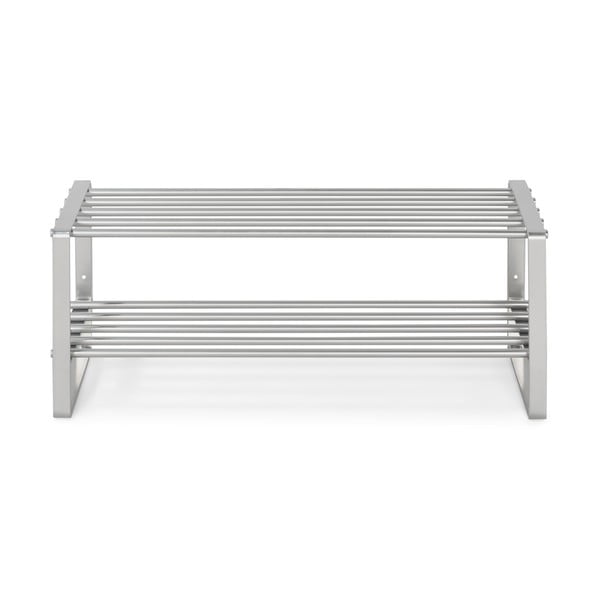 Pantofar argintiu din metal 70x29x27 cm Rex – Spinder Design-image-1