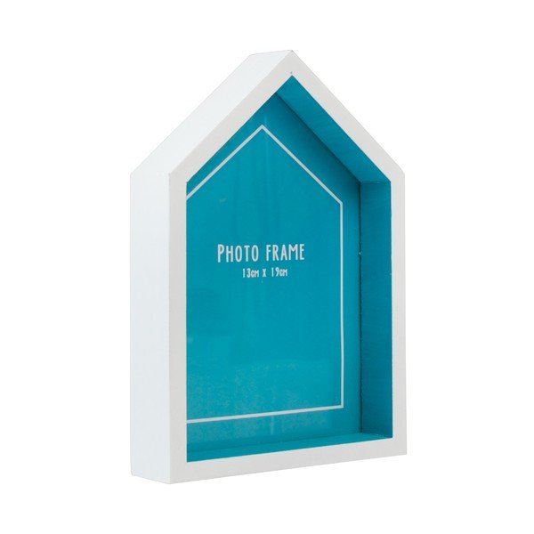 Ramă fotografie Rex London Beach, 14 x 20 cm, motiv căsuță pe plajă, albastru-image-1