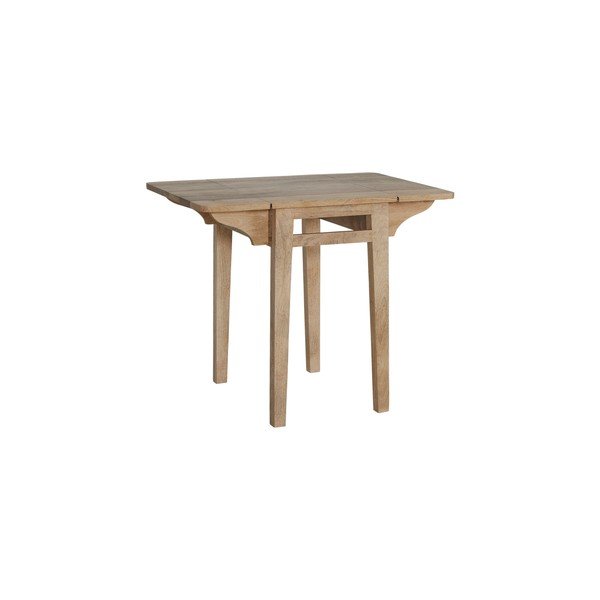 Masă de dining extensibilă din lemn de mango cu blat suplimentar 43,5x60 cm Derri – Ellos Home