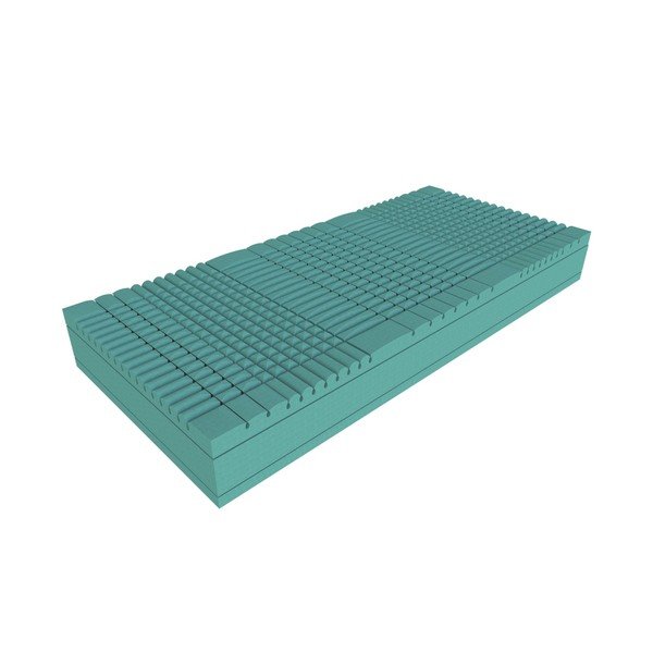 Saltea fermă/mediu-fermă cu arcuri reversibilă 140x200 cm Aloe bio-ex – Materasso-image-4