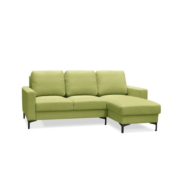 Canapea pe colț Cosmopolitan design Atlanta, pe partea dreaptă, verde măslină-image-1