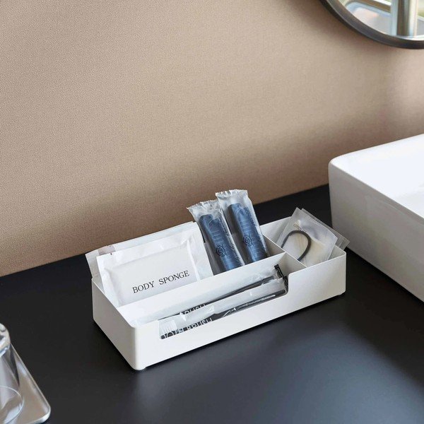 Organizator de baie alb din metal Amenity – YAMAZAKI-image-3