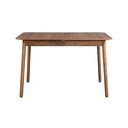 Masă de dining extensibilă cu blat cu aspect de lemn de nuc 80x120 cm Glimps – Zuiver