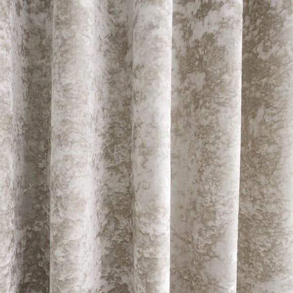 Draperii bej 2 buc. 229x229 cm Crushed Velvet – Catherine Lansfield-image-2
