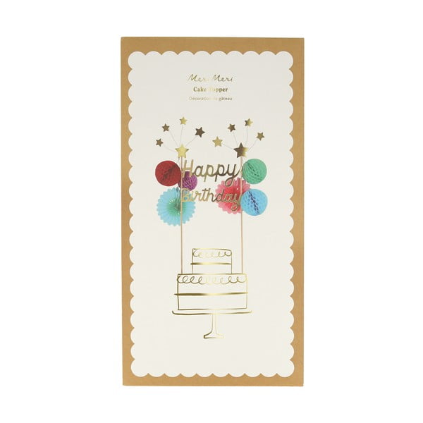 Topper pentru tort Happy Birthday – Meri Meri-image-1