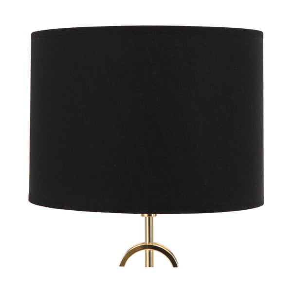 Veioză Mauro Ferretti Glam Rings, înălțime 54,5 cm, negru-auriu-image-4