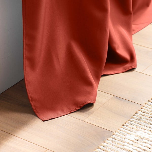 Draperie cărămizie 140x260 cm Essentiel – douceur d'intérieur-image-3