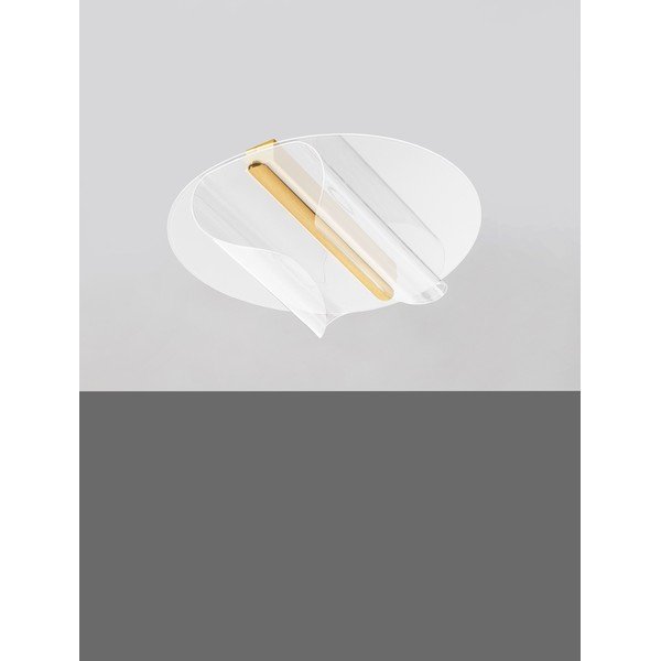 Plafonieră aurie LED cu intensitate reglabilă din aluminiu 55x45 cm Valentin – Nova Luce-image-3