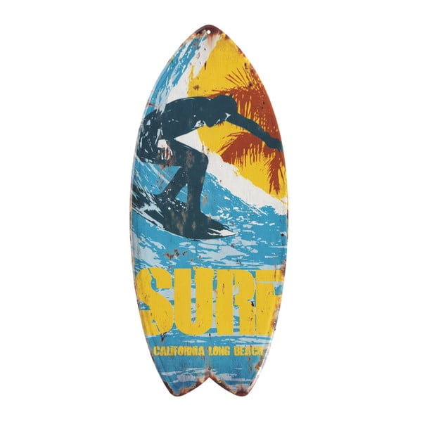 Semn din metal 40x17 cm Surfboard – Geese-image-1