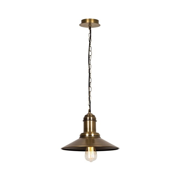 Lustră în culoarea bronz cu abajur din metal ø 30 cm Sivani – Opviq lights
