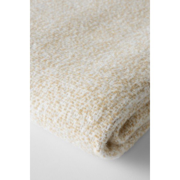 Pătură bej din amestec de bumbac 140x180 cm Rennes – Euromant-image-2