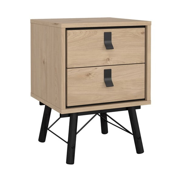 Noptieră cu  aspect de lemn de stejar Ry – Tvilum-image-2