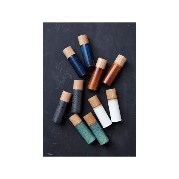 Set de râșnițe de sare și piper albastru închis 2 buc. din ceramică Gastro Blue – Bitz-image-2