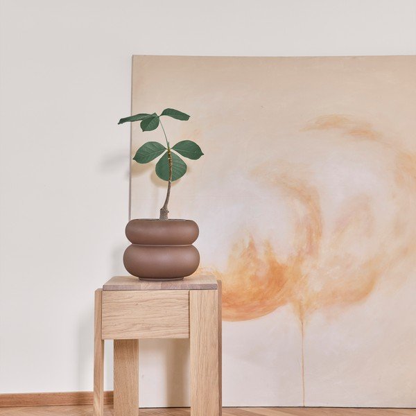 Ghiveci decorativ din gresie ø 23 cm Kupla – OYOY Living Design-image-1