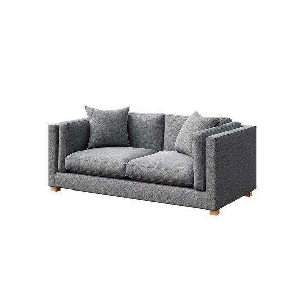 Canapea gri 195 cm Pomo – Ame Yens-image-2