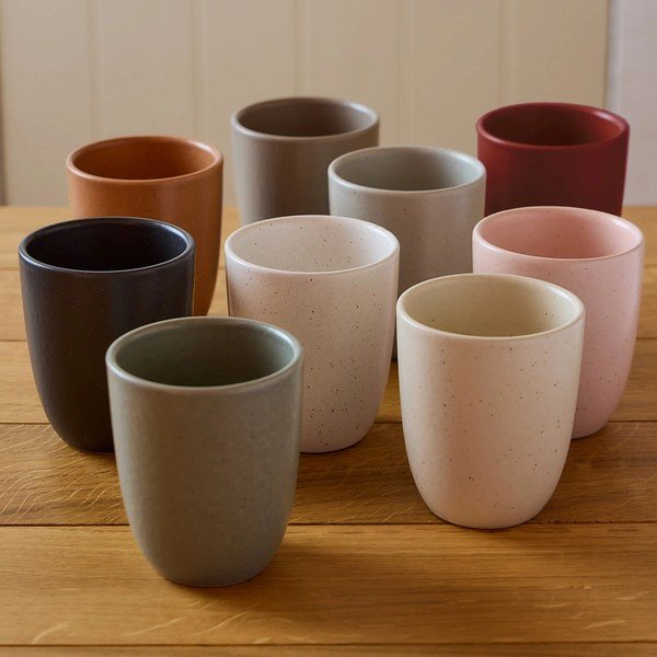 Ceașcă roșie din gresie ceramică 210 ml Pacifica – Casafina-image-1